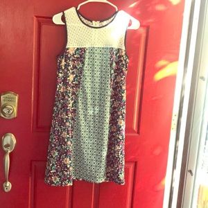 Xhilaration dress, lace top and floral bottom